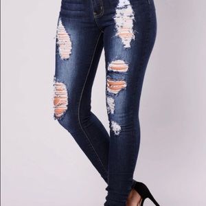 NWT Adrial distressed jeans - dark denim